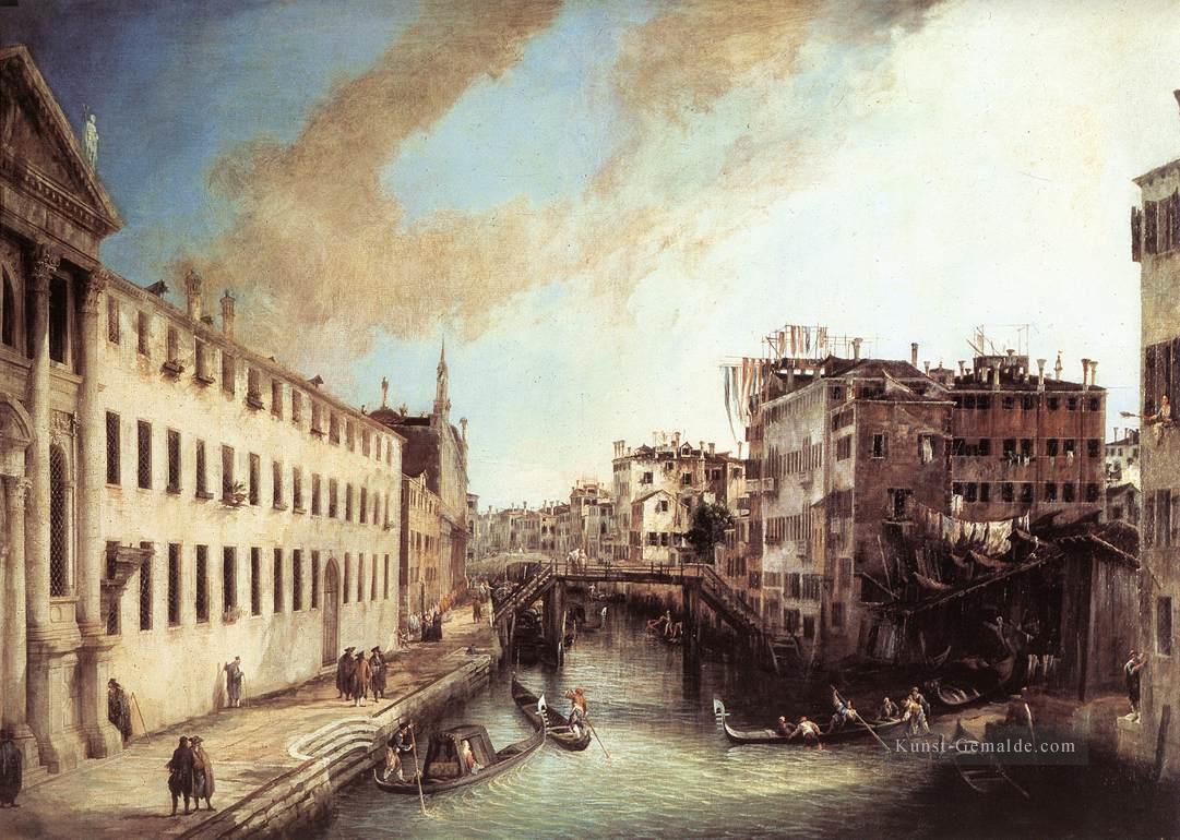 CANALETTO Rio Dei Mendicanti Canaletto Venedig Ölgemälde